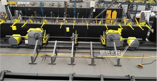 Automatic rebar cutting and bending machines